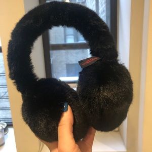 Christian Siriano Black Earmuffs (NEVER WORN)